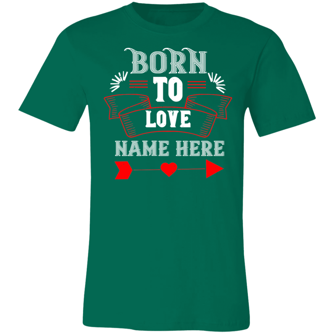 Valentine Design Unisex Jersey Short-Sleeve T-Shirt