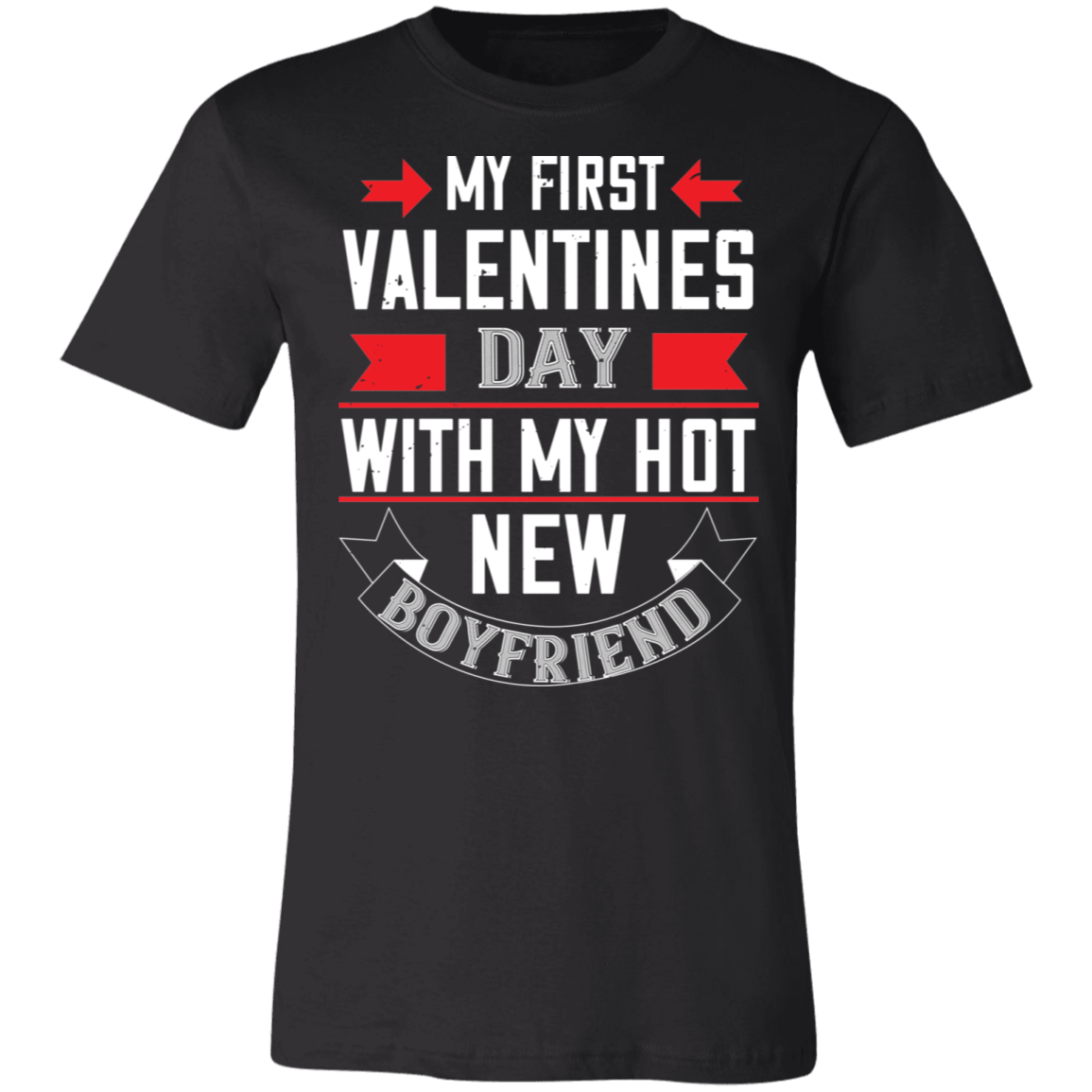 Valentine Design Unisex Jersey Short-Sleeve T-Shirt