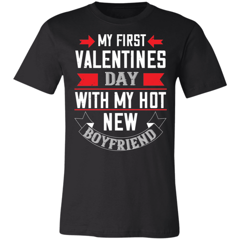 Image of Valentine Design Unisex Jersey Short-Sleeve T-Shirt