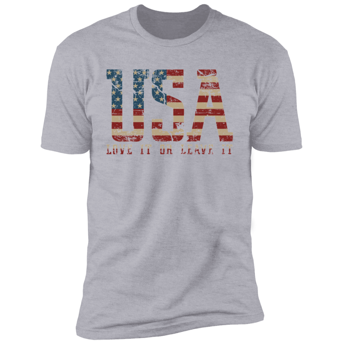 USA - Love It Or Leave It  Premium Short Sleeve T-Shirt