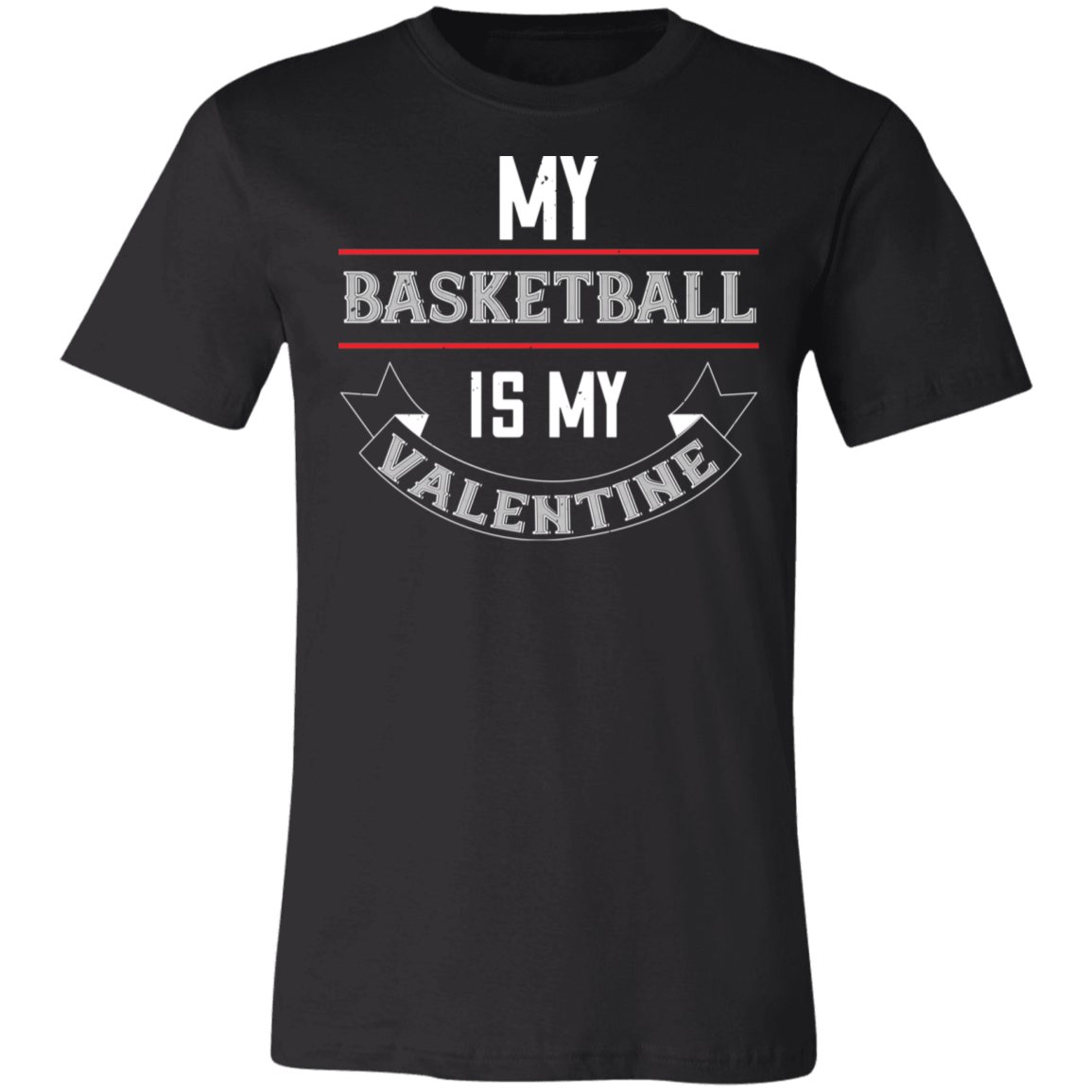 Valentine Design Unisex Jersey Short-Sleeve T-Shirt