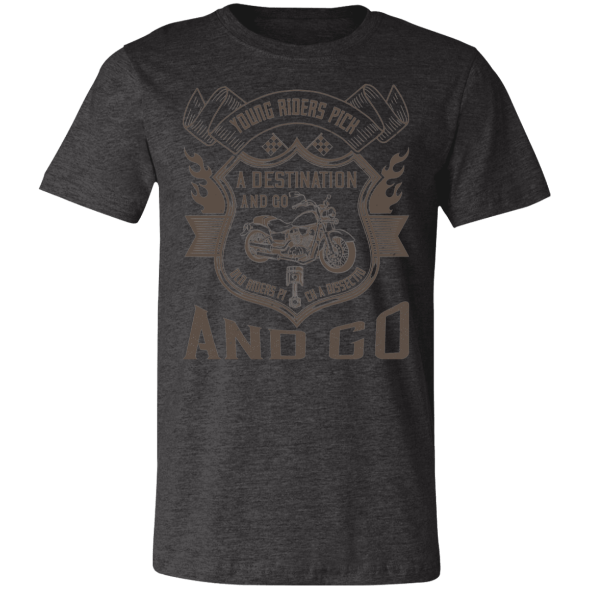 Motorcycle Designs Premium Unisex Jersey Short-Sleeve T-Shirt