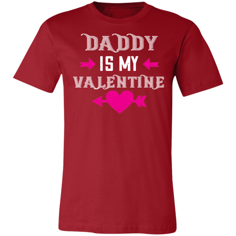 Image of Valentine Design Unisex Jersey Short-Sleeve T-Shirt