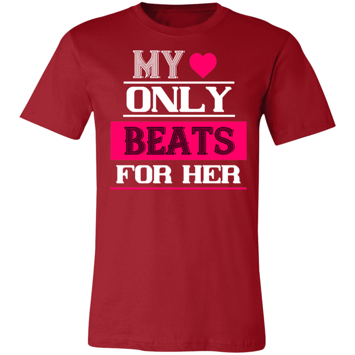 Valentine Design Unisex Jersey Short-Sleeve T-Shirt