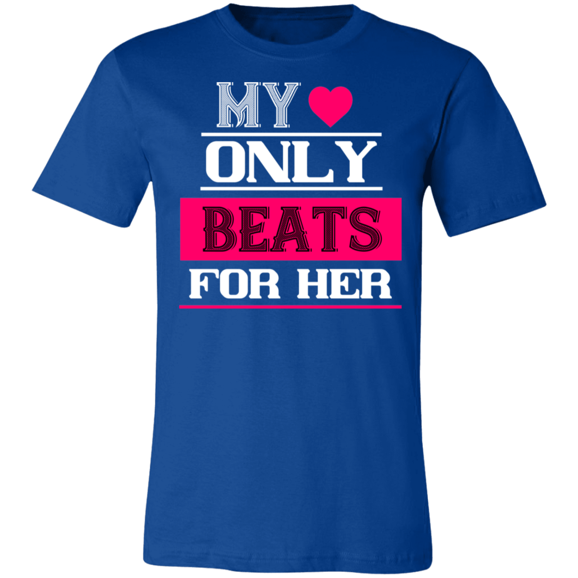 Valentine Design Unisex Jersey Short-Sleeve T-Shirt