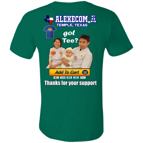 Image of Company Ad Design Unisex Jersey Short-Sleeve T-Shirt