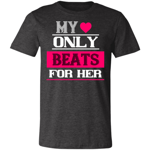 Image of Valentine Design Unisex Jersey Short-Sleeve T-Shirt