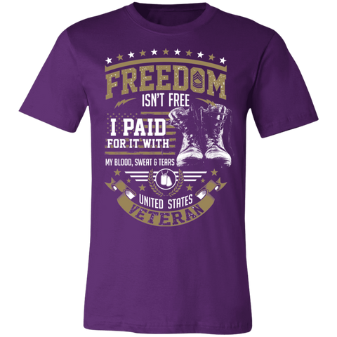 Image of Veteran Design Premium  Unisex Jersey Short-Sleeve T-Shirt