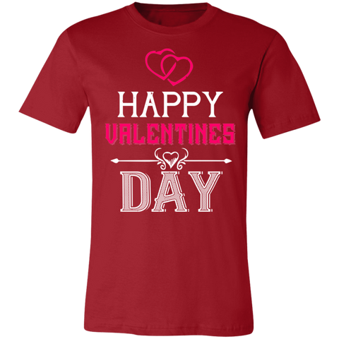 Image of Valentine Design Unisex Jersey Short-Sleeve T-Shirt