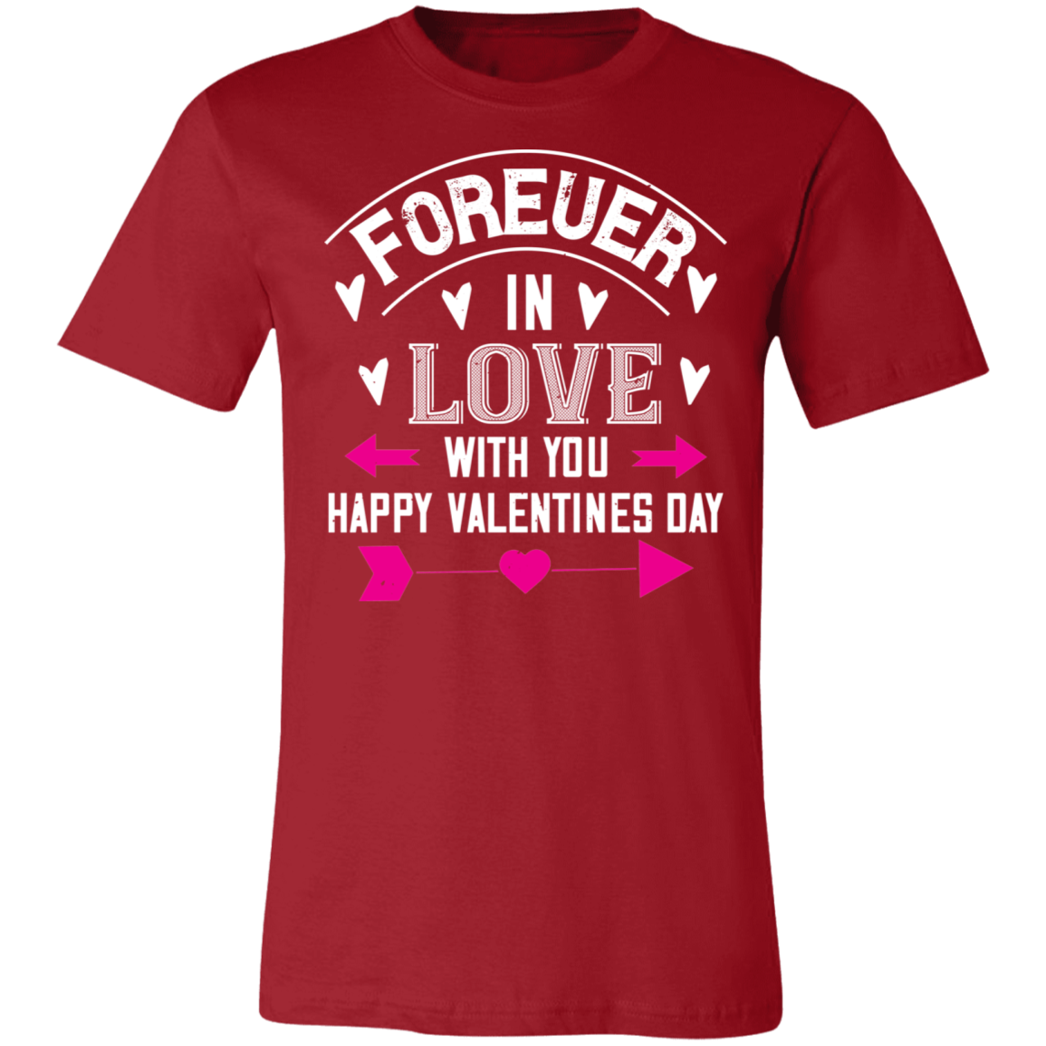 Valentine Design Unisex Jersey Short-Sleeve T-Shirt