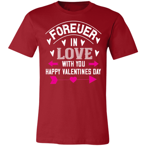 Image of Valentine Design Unisex Jersey Short-Sleeve T-Shirt
