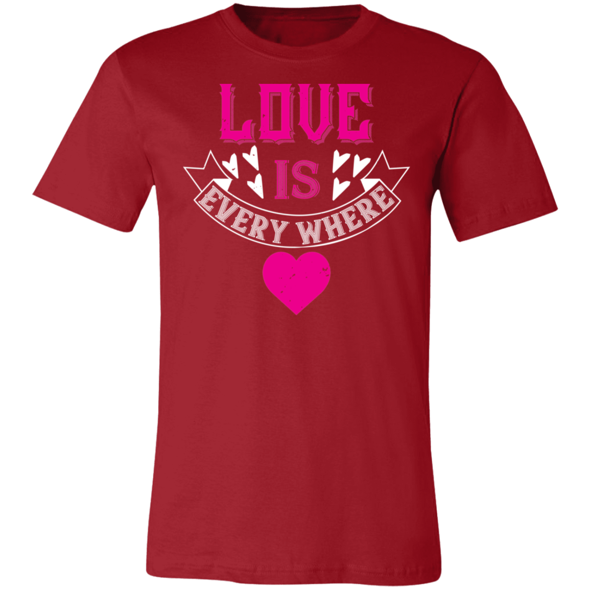 Valentine Design Unisex Jersey Short-Sleeve T-Shirt