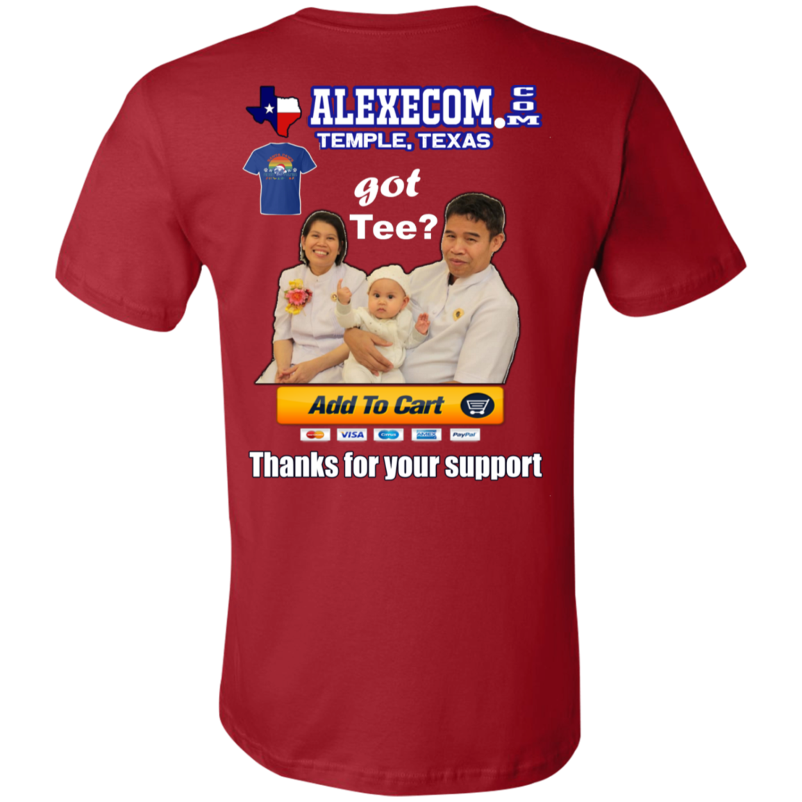 Company Ad Design Unisex Jersey Short-Sleeve T-Shirt