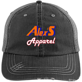 Alex's Apparel Distressed Unstructured Trucker Cap