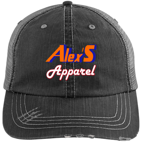 Image of Alex's Apparel Distressed Unstructured Trucker Cap