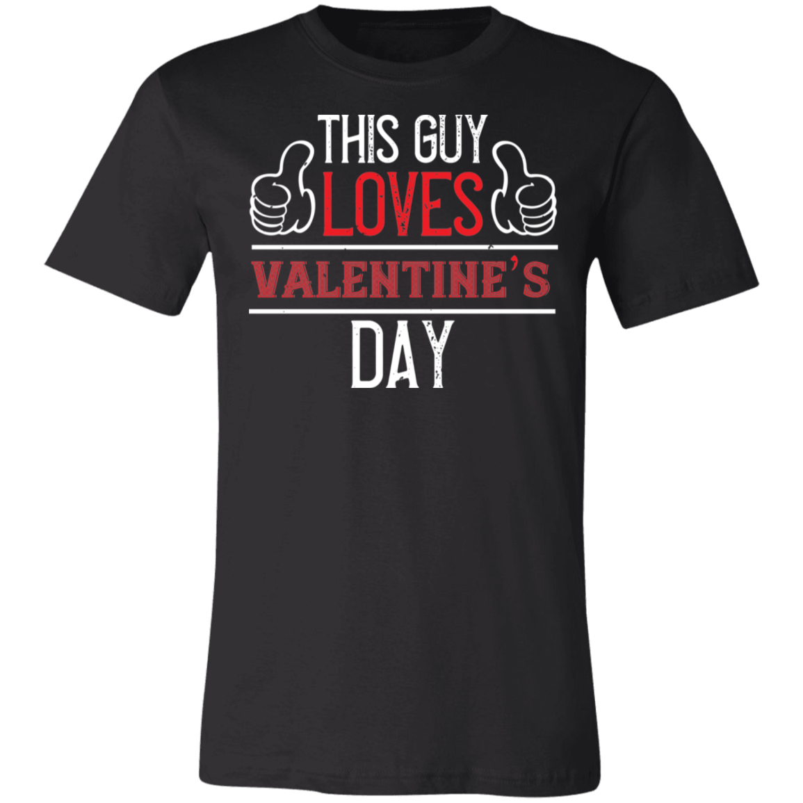 Valentine Design Unisex Jersey Short-Sleeve T-Shirt
