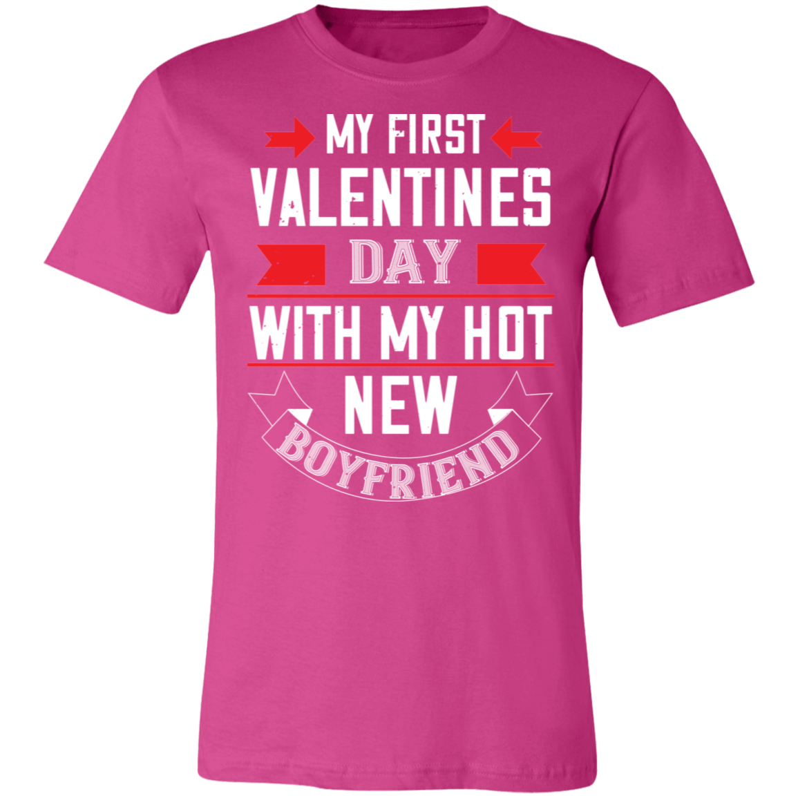 Valentine Design Unisex Jersey Short-Sleeve T-Shirt