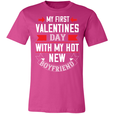 Image of Valentine Design Unisex Jersey Short-Sleeve T-Shirt