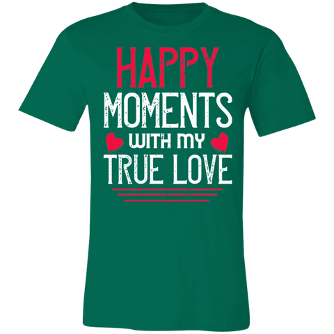 Image of Valentine Design Unisex Jersey Short-Sleeve T-Shirt