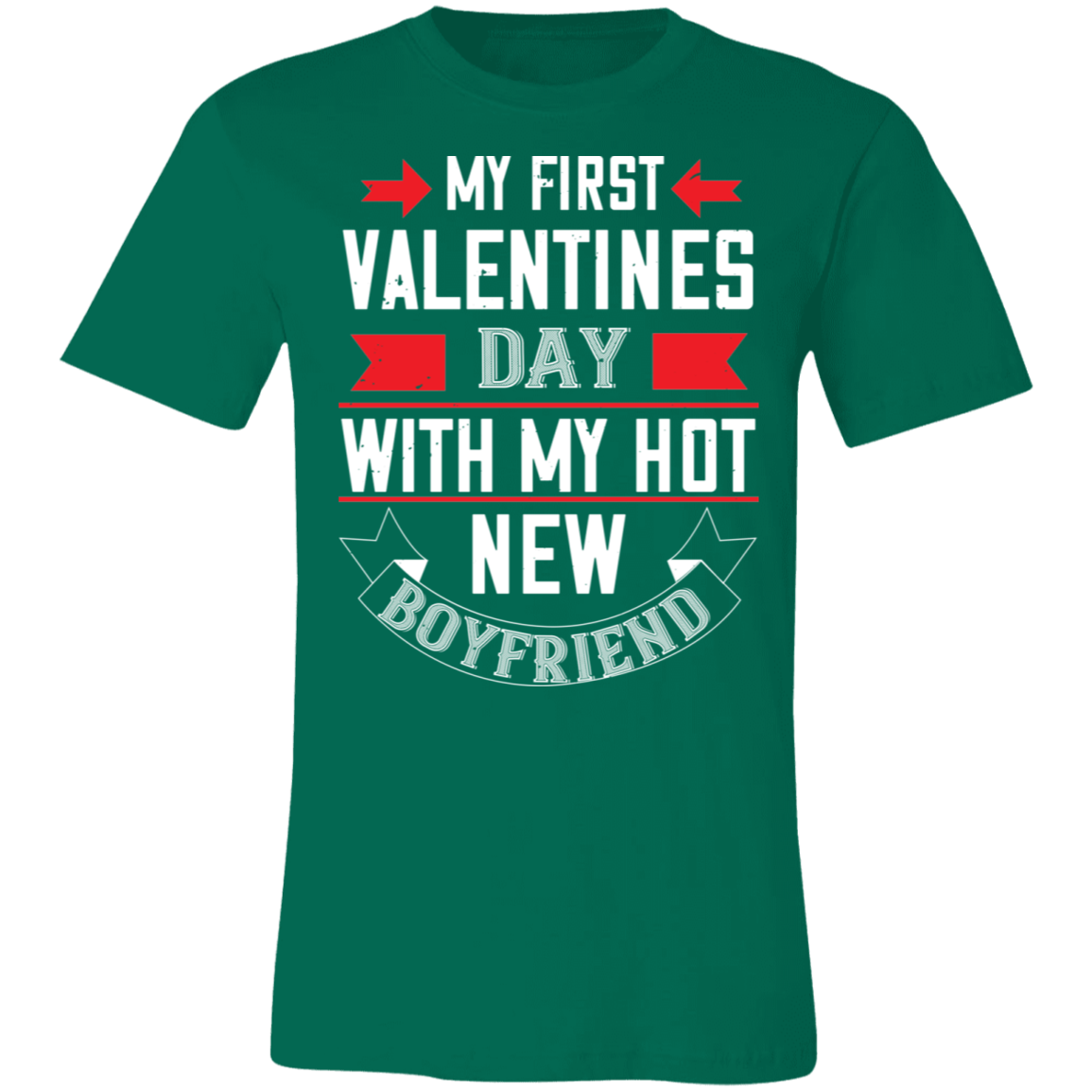 Valentine Design Unisex Jersey Short-Sleeve T-Shirt