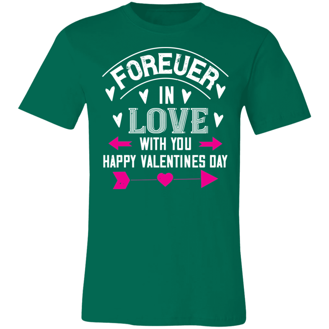 Valentine Design Unisex Jersey Short-Sleeve T-Shirt