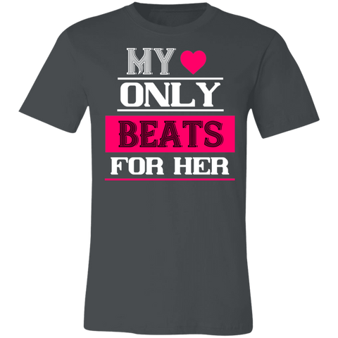 Image of Valentine Design Unisex Jersey Short-Sleeve T-Shirt
