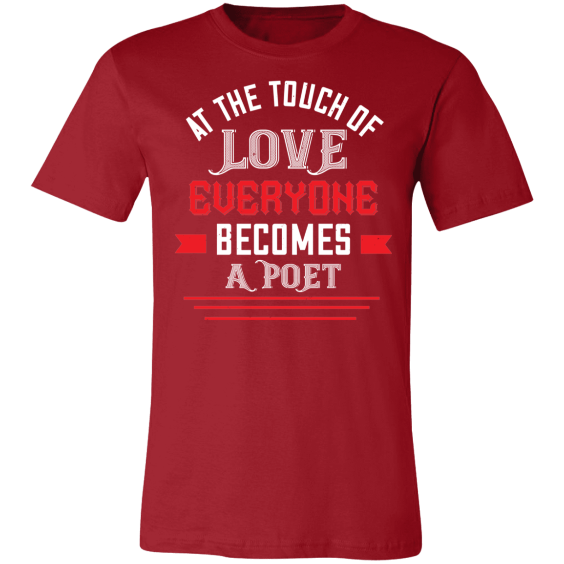 Valentine Design Unisex Jersey Short-Sleeve T-Shirt
