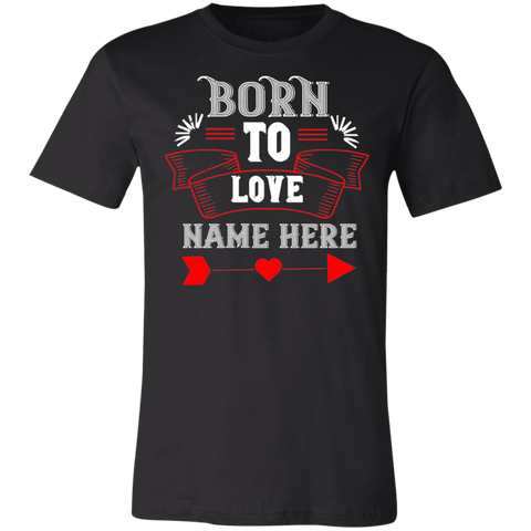 Image of Valentine Design Unisex Jersey Short-Sleeve T-Shirt