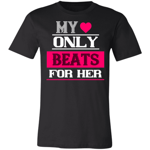 Image of Valentine Design Unisex Jersey Short-Sleeve T-Shirt