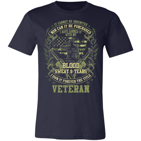 Image of Veteran Design Premium  Unisex Jersey Short-Sleeve T-Shirt