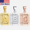 Trendsmax Initial letter Pendant Necklace a b c Charm Gold Capital Letter necklace for Women girl Alphabet Jewelry GPM05A