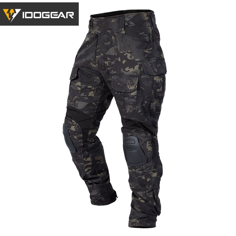IDOGEAR Tactical G3 Pants Airsoft Combat Trousers Military Army  Tactical  Bdu Camouflage Pants Winter Sports 3205