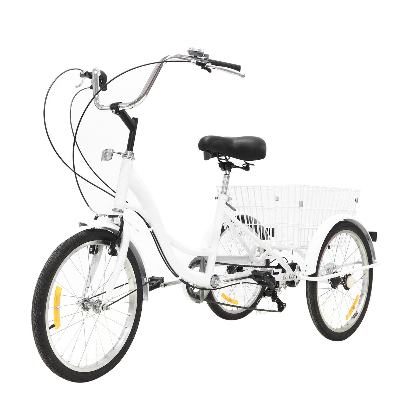 Adult Tricycle 1/7 Speed 3-Wheel For Shopping W/ Installation Tools