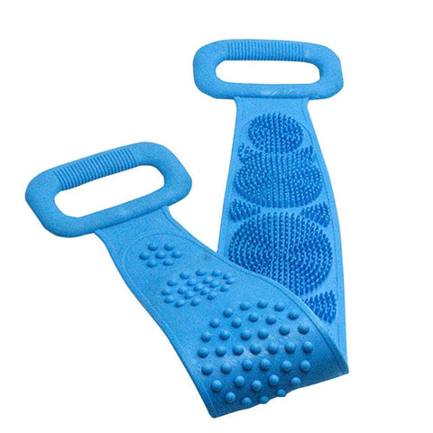 Image of Magic Silicone Brushes Bath Towels Rubbing Back Mud Peeling Body Massage Shower Extended Scrubber Skin Clean Brushes Bathroom