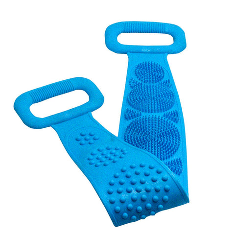 Image of Magic Silicone Brushes Bath Towels Rubbing Back Mud Peeling Body Massage Shower Extended Scrubber Skin Clean Brushes Bathroom