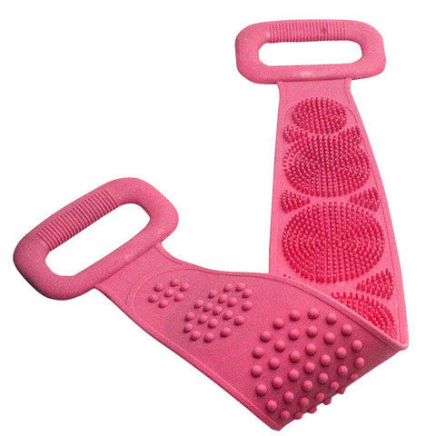 Image of Magic Silicone Brushes Bath Towels Rubbing Back Mud Peeling Body Massage Shower Extended Scrubber Skin Clean Brushes Bathroom