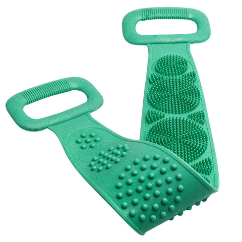 Image of Magic Silicone Brushes Bath Towels Rubbing Back Mud Peeling Body Massage Shower Extended Scrubber Skin Clean Brushes Bathroom
