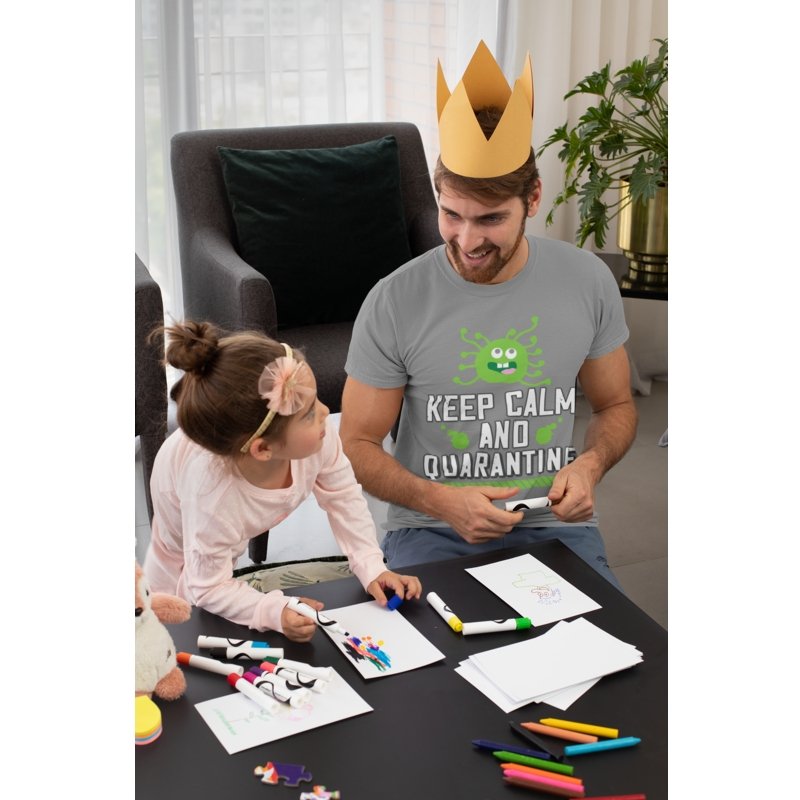 Alex's Merch Keep Calm and Quarantine Uni-sex T shirts - Alexecom.com
