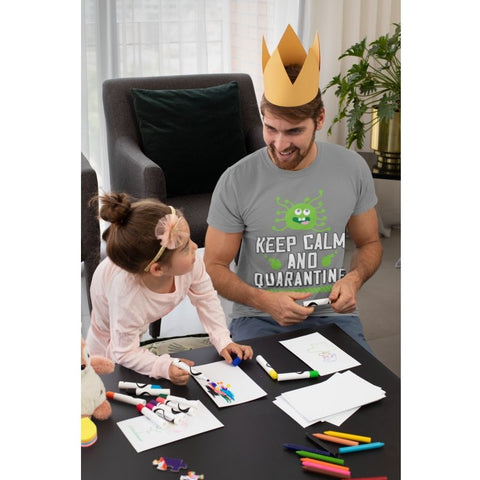 Image of Alex's Merch Keep Calm and Quarantine Uni-sex T shirts - Alexecom.com