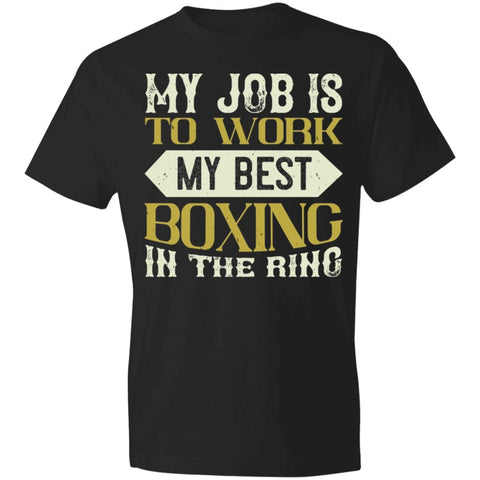Image of boxing Design Lightweight T-Shirt 4.5 oz - Alexecom.com