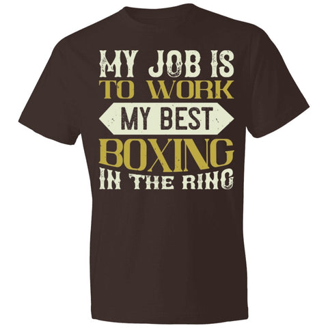 Image of boxing Design Lightweight T-Shirt 4.5 oz - Alexecom.com