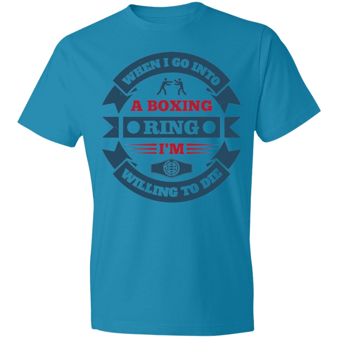 boxing Design Lightweight T-Shirt 4.5 oz - Alexecom.com