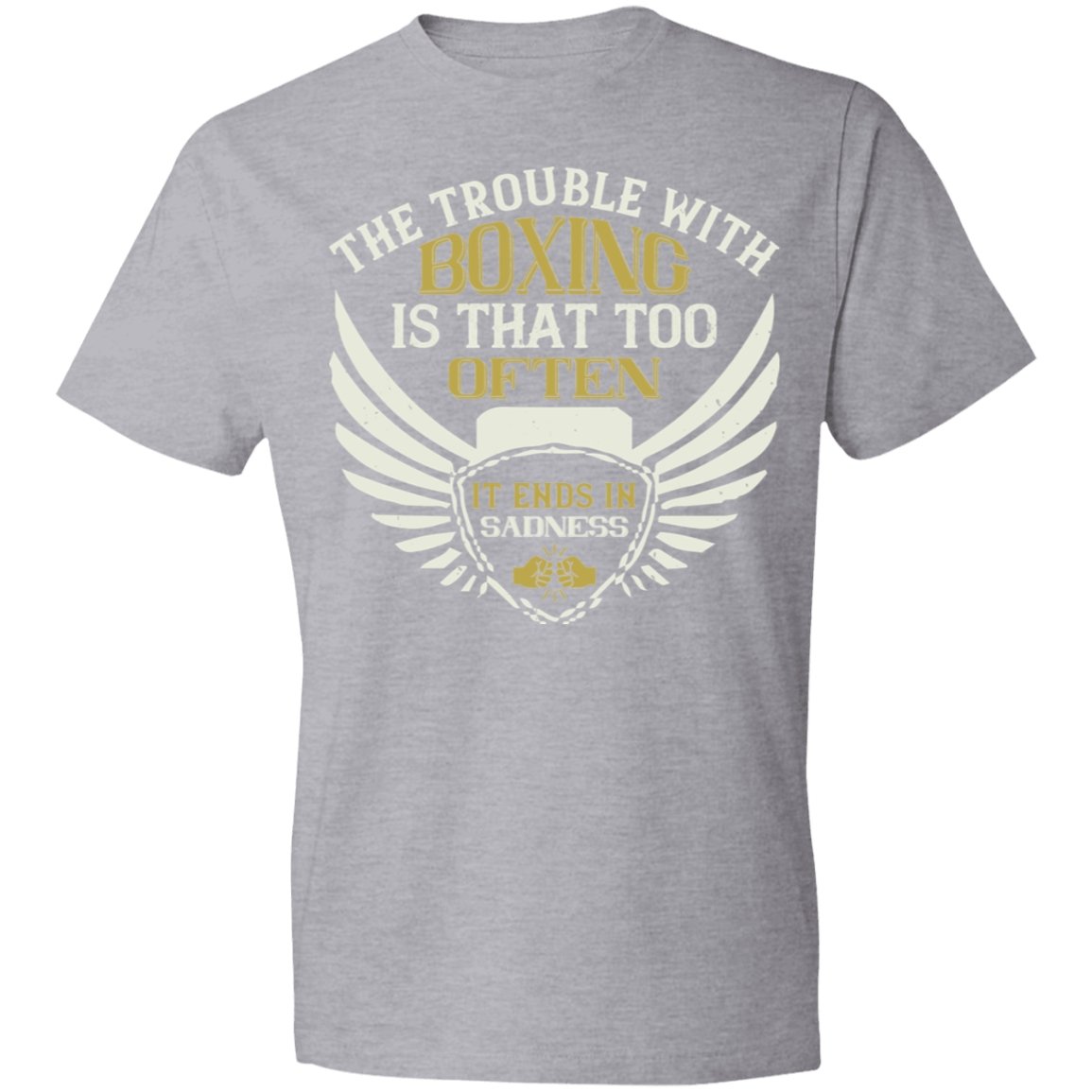 boxing Design Lightweight T-Shirt 4.5 oz - Alexecom.com