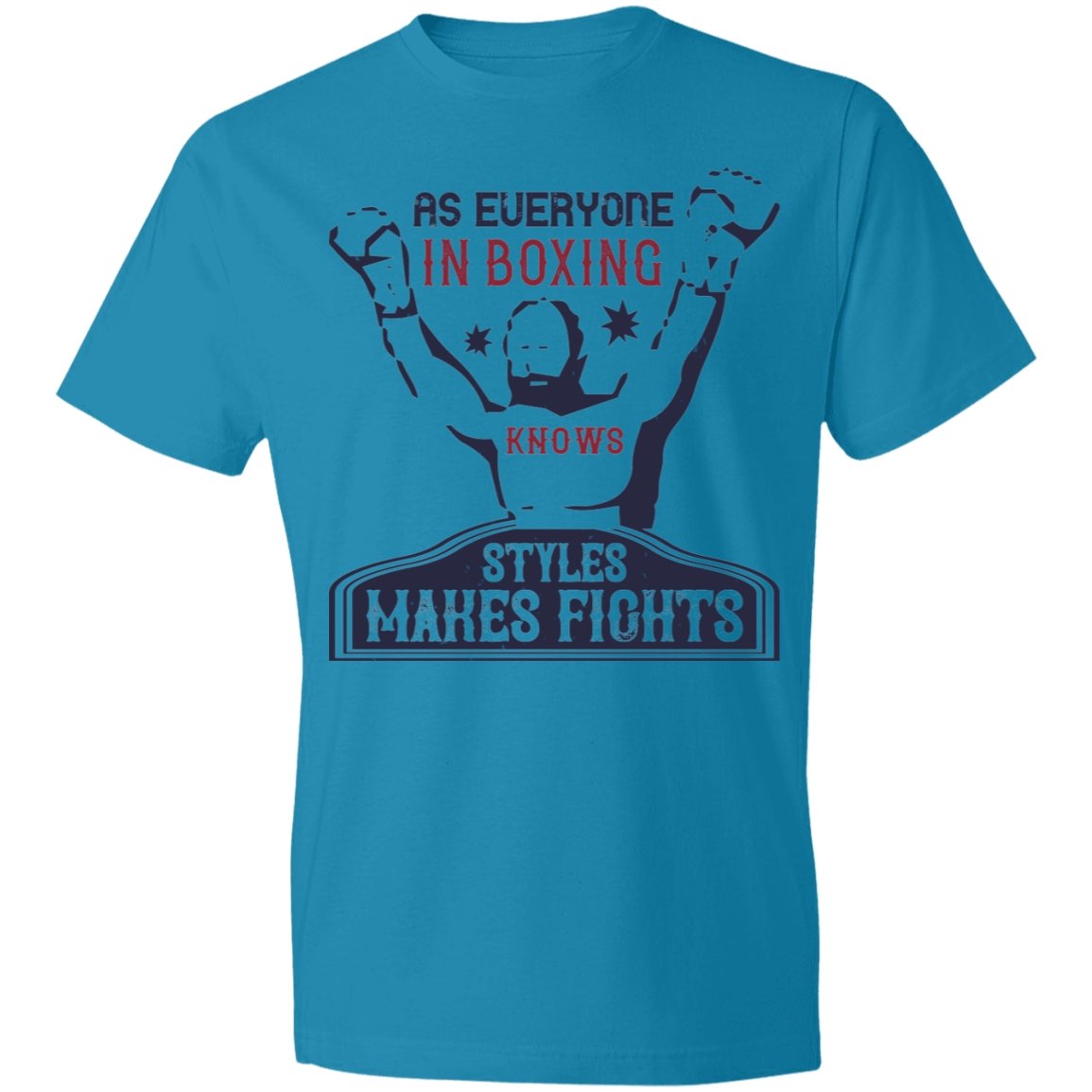 boxing Design Lightweight T-Shirt 4.5 oz - Alexecom.com