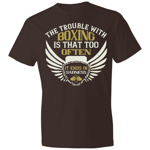Image of boxing Design Lightweight T-Shirt 4.5 oz - Alexecom.com