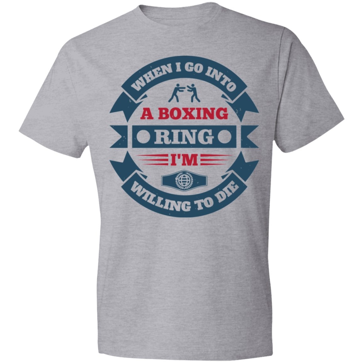 boxing Design Lightweight T-Shirt 4.5 oz - Alexecom.com