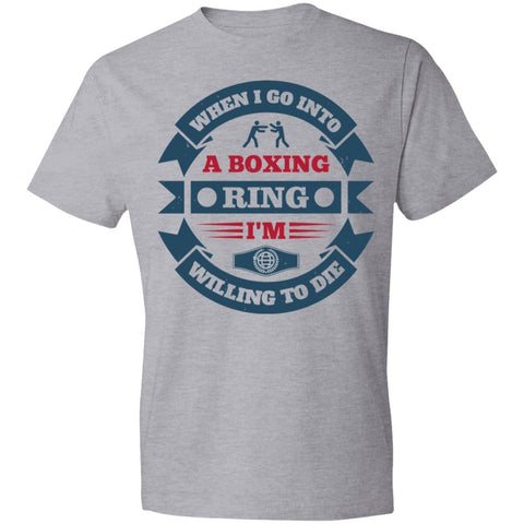 Image of boxing Design Lightweight T-Shirt 4.5 oz - Alexecom.com