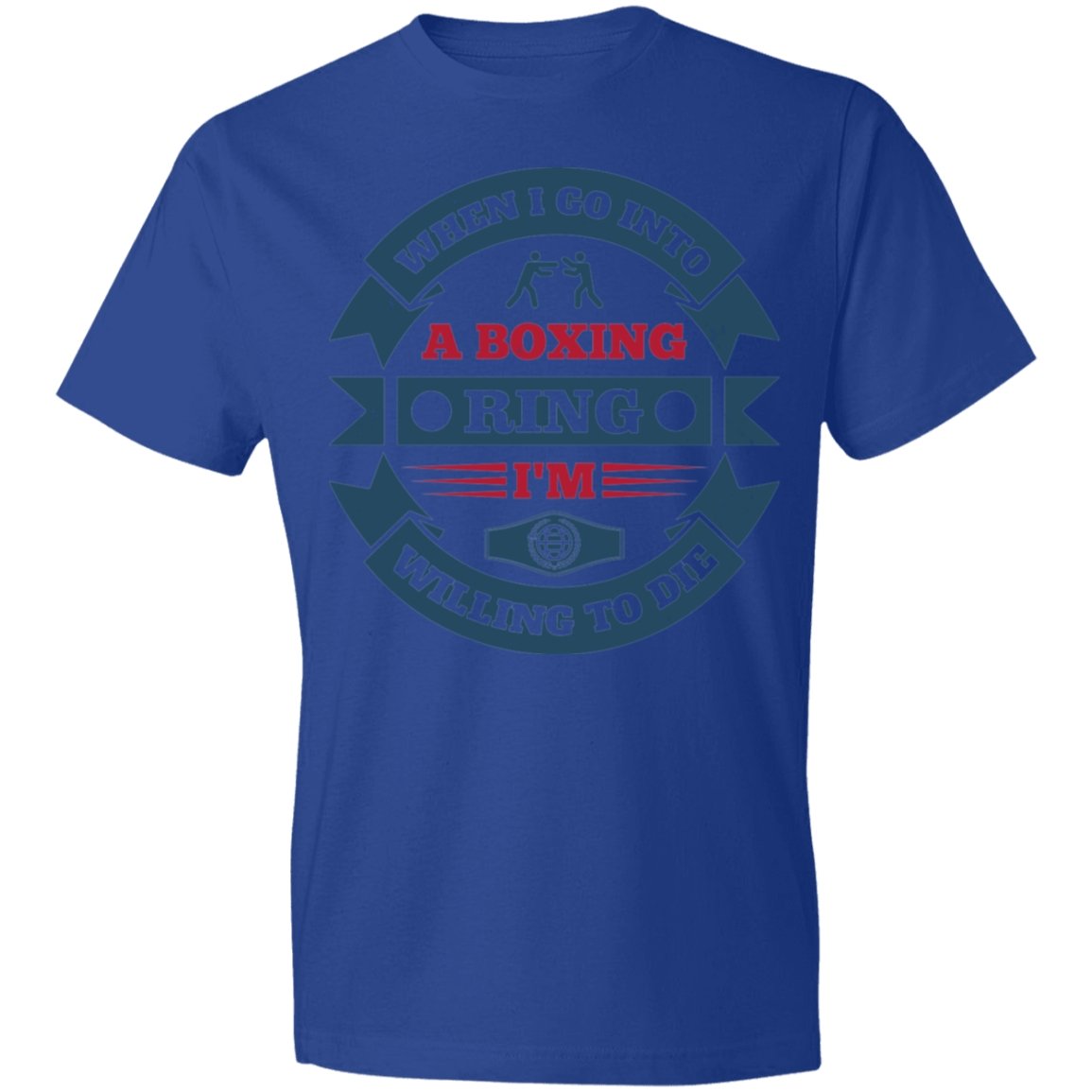 boxing Design Lightweight T-Shirt 4.5 oz - Alexecom.com