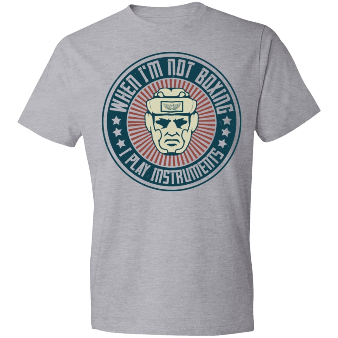 boxing Design Lightweight T-Shirt 4.5 oz - Alexecom.com