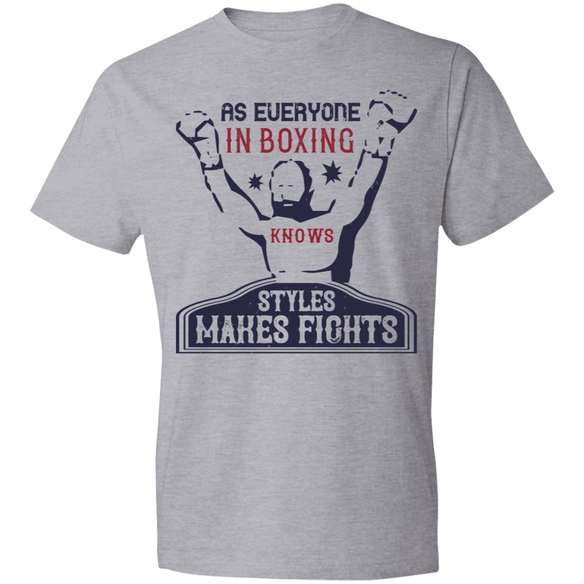 boxing Design Lightweight T-Shirt 4.5 oz - Alexecom.com